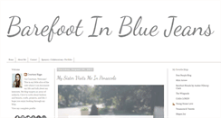 Desktop Screenshot of barefootinbluejeansblog.com