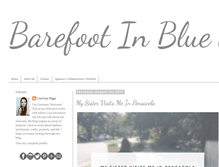 Tablet Screenshot of barefootinbluejeansblog.com